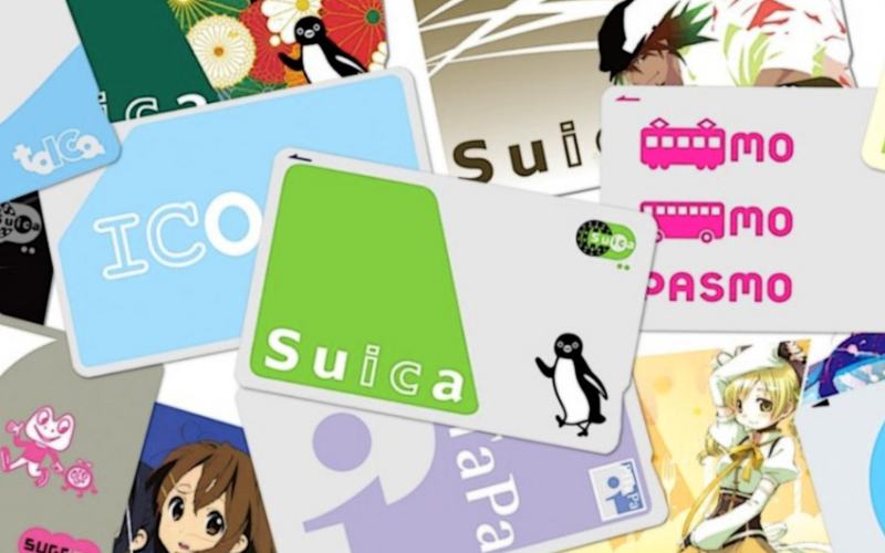 Carte ricaricabili Suica, Pasmo, Icoca e altre utilizzate per i trasporti pubblici in Giappone